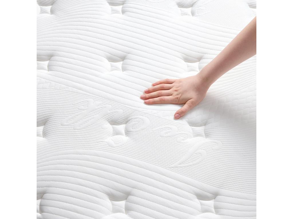 Mattress 140x190 cm - 30 cm memory foam - winter/summer side - breathable - 7 ergonomic zones MGLT84245