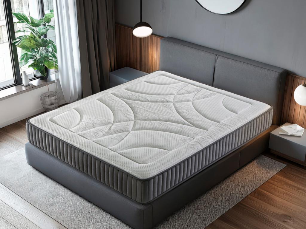 Mattress 90x180 cm, 24 cm thick - High-density foam - Multi-zone comfort system CKJW41250