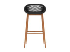 Bar stools, 2 pcs, Black, 3 GFYB16993