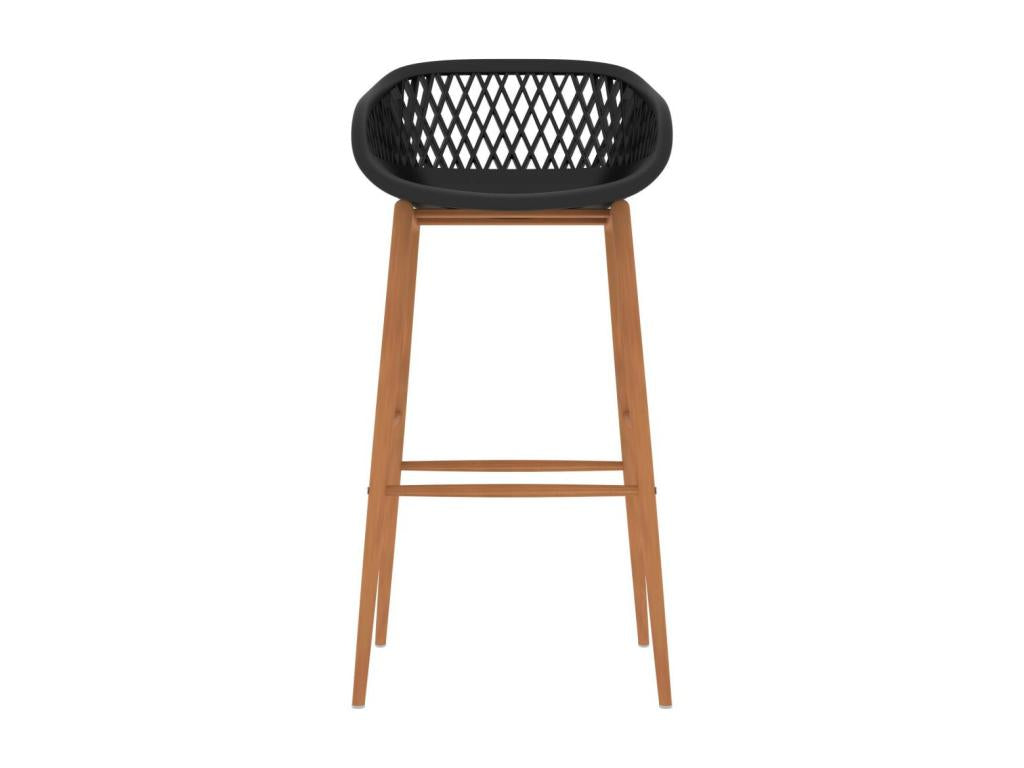 Bar stools, 2 pcs, Black, 3 GFYB16993