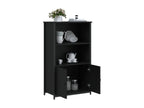 Black tall sideboard 62x32x103.5 cm engineered wood OJHH60919