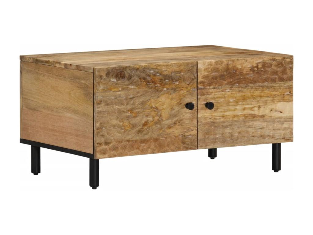 Coffee table 80x50x40 cm solid mango wood EQKV69373