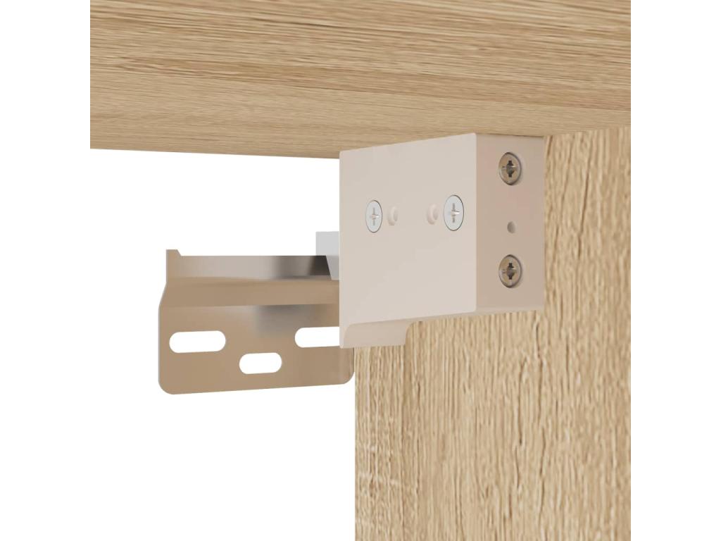 Oak wall cabinet 60x31x60 engineered wood XXMR66410