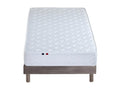 Latex Mattress and Slatted Base Set in Grey Oak - Dimensions - 90x190 cm FGVQ57459