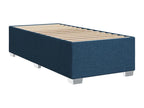 Bed base with mattress, blue, 80x200 cm, fabric, VJBV68158