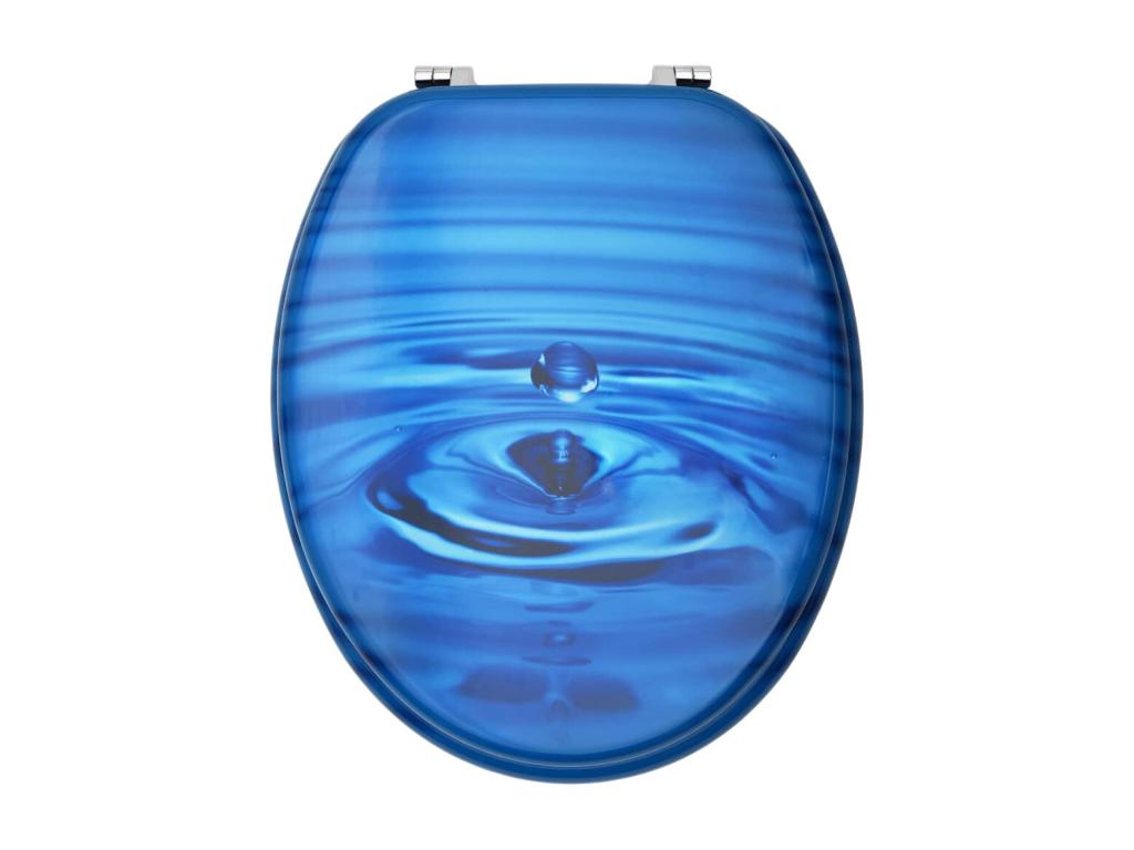 Set of two blue wood-effect seats, 43.7x37.8x5.3 cm, 02 0002974 TQEB41540