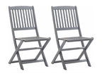 Elariva JBQM63325 Outdoor Folding Chairs, Set of 2 with Cushions