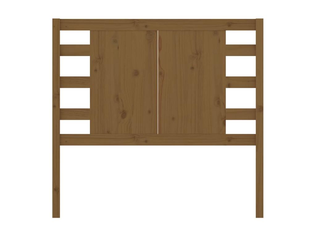 Headboard Honey brown 106x4x100 cm Solid pine wood VUIX23251