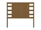 Headboard Honey brown 106x4x100 cm Solid pine wood VUIX23251