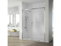 Shower enclosure with 2 fixed glass panels and 2 sliding doors S400 155 cm Without side panel ZUTM30408
