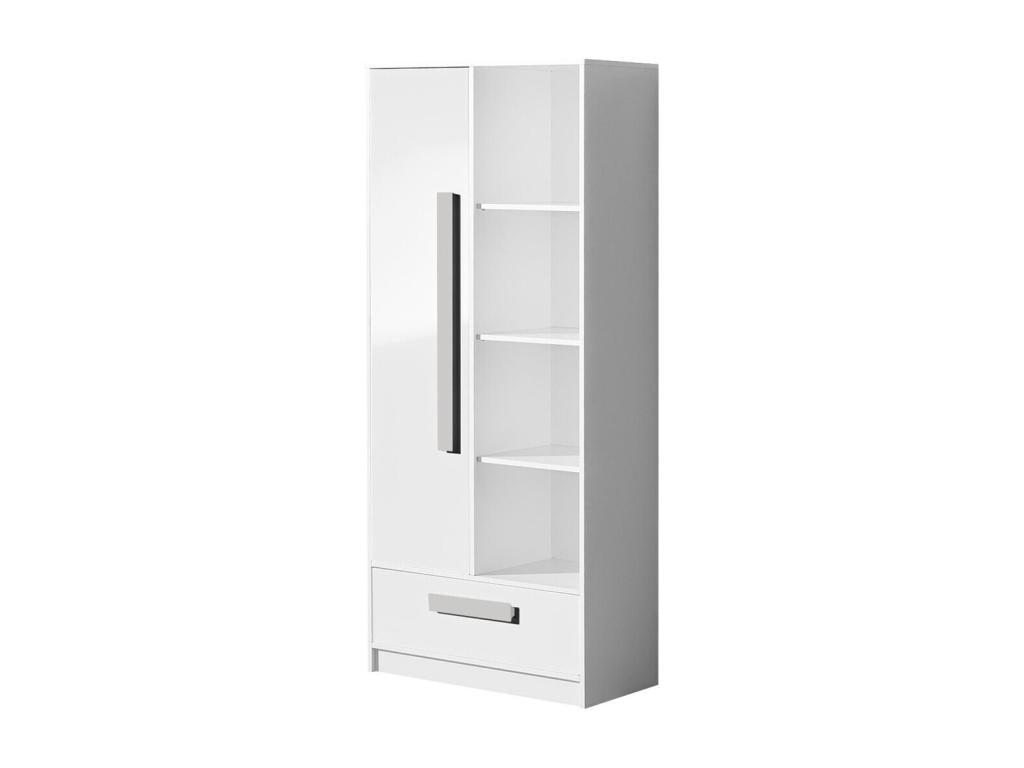 Boisona 104 Shelving Unit with Drawers - With Doors - Laminate - Number of Doors: 1 - LKVA03430