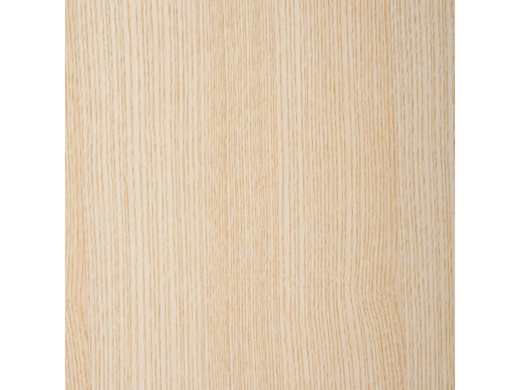 Round coffee table in natural-colored MDF wood - diameter 82 x height 40 cm ZJEB02716