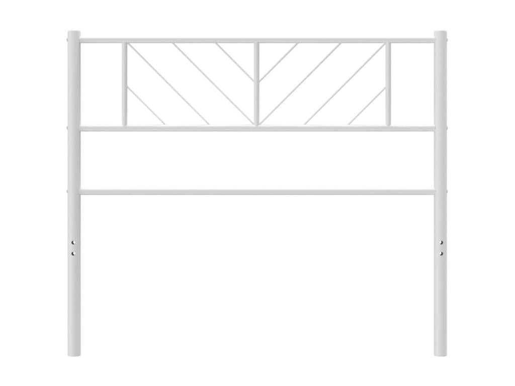 White metal headboard 90cm LPND64381
