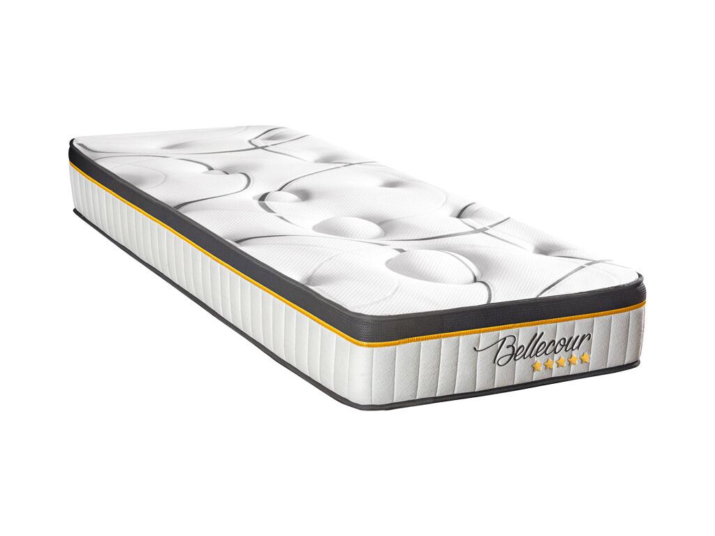 Elariva BEDDING - Set 3.0 90x200 cm - Pocket Spring Mattress, Wooden Slatted Base LOAG03373