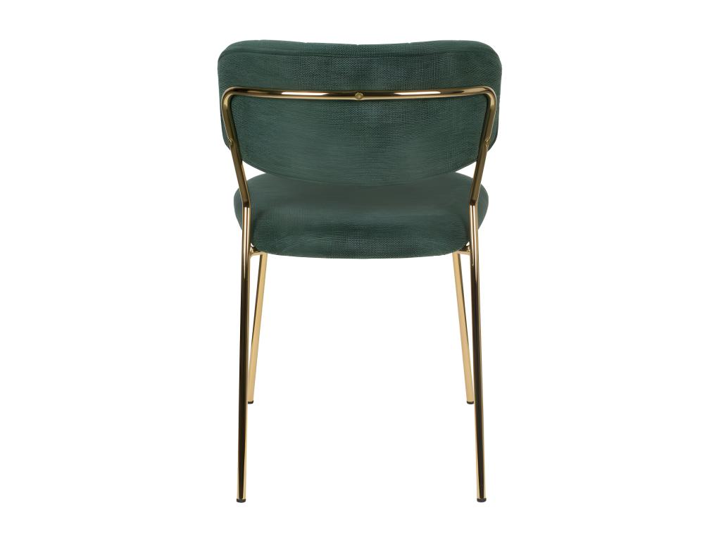 Elariva - Set of 2 chairs with gold legs - Green ZSYN79145
