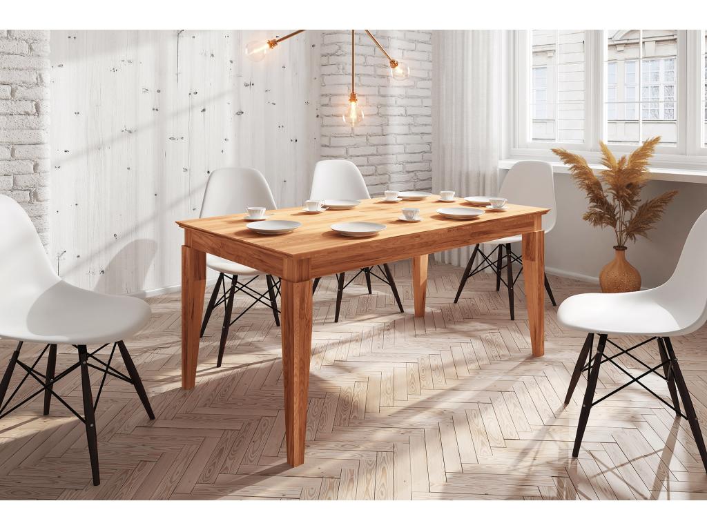 Boisona - Dining table in natural oiled beech heartwood TMWQ19555