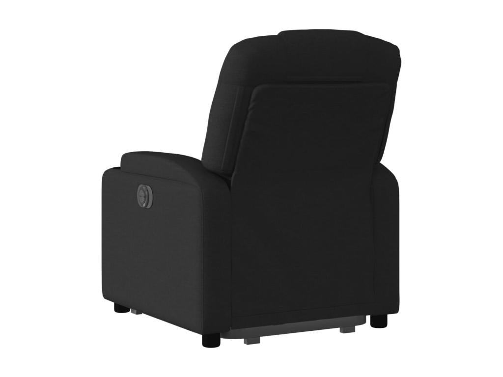 Black fabric reclining armchair WNWR40655
