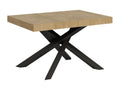 Volantis Extendable Table 90x140/400 cm Natural Oak Anthracite Frame VYPG00213