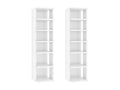 Shoe cabinets, 2 pcs, glossy white, 25x27x102 LBWO15784