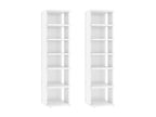 Shoe cabinets, 2 pcs, glossy white, 25x27x102 LBWO15784
