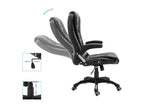 Black Faux Leather Office Chair CDDV33752