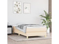 Cream bed base 90x190 cm Fabric LMUV18293