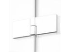 Right-hand pivoting shower enclosure 120x70 WHITE, white color, front access RICJ22630