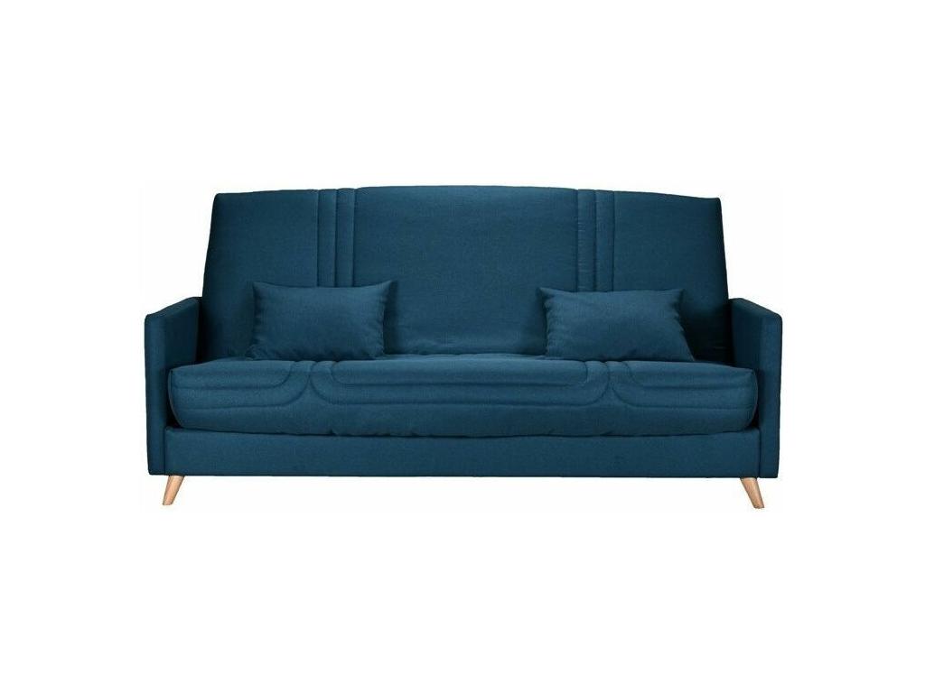 Fabric bench seat 130x190 with 13cm Starbed mattress and storage, Elariva - Light Brown AZTG42945